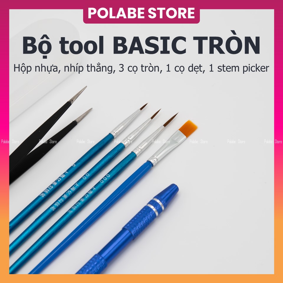 Bộ dụng cụ ADVANCED lube switch, lube stab bàn phím gồm switch puller HC, nhíp, cọ lube xịn, stem picker combo all in 1 dầu mỡ Krytox 205g0 GPL 105 - Polabe Store