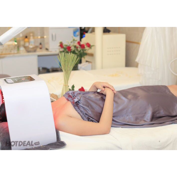 Váy quây spa lụa cao cấp, mát nhiều màu chất vải dày dặn