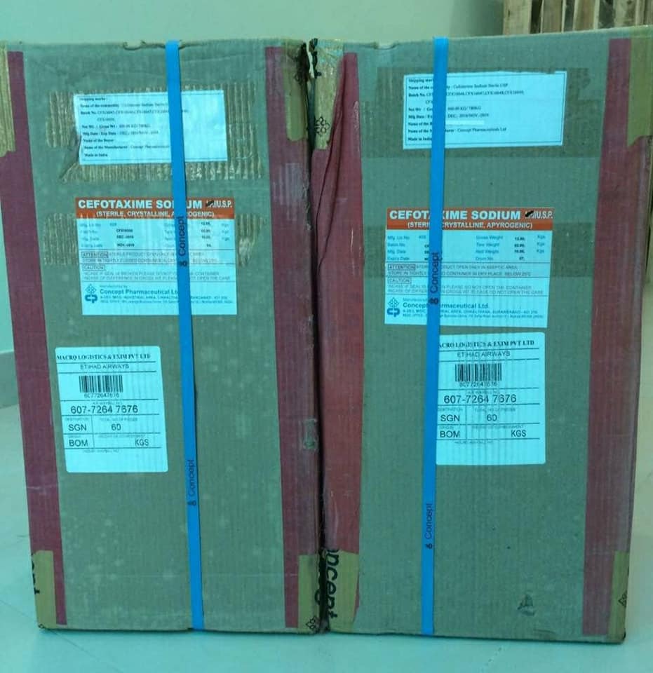 [10KG] Kháng sinh CEFOTAXIME SODIUM 98% AUROBINDO (dùng cho thú y, thủy sản)