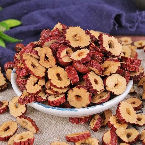 1kg Táo đỏ cắt lát sấy khô giòn thơm ngon hàng loại 1