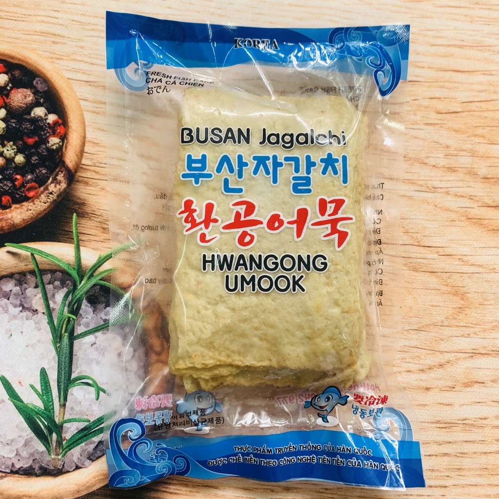 Chả cá hàn quốc loại ngon 450gr (giao tphcm)