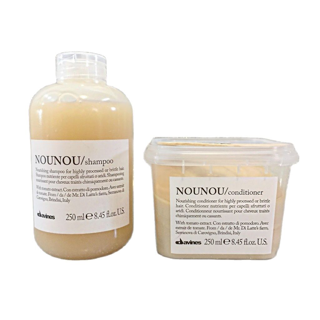 Cặp gội xả phục hồi tóc hư tổn Davines Nounou 250mlx2