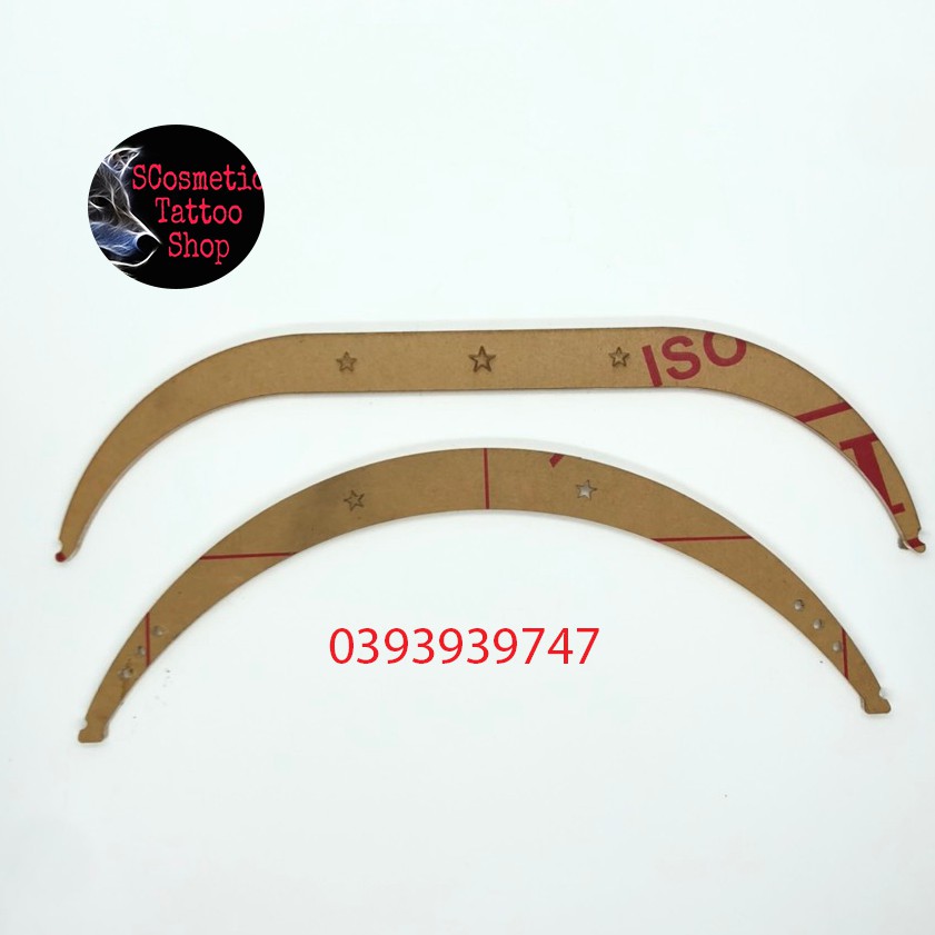 Thước đo lông mày EYEBROWS chuẩn dáng