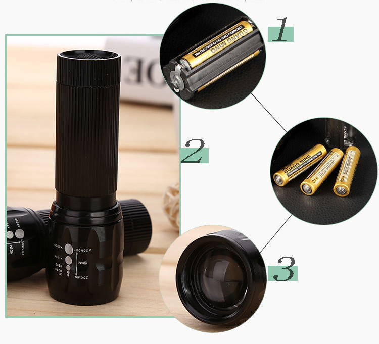Đèn pin mini X2000 Siêu Sáng