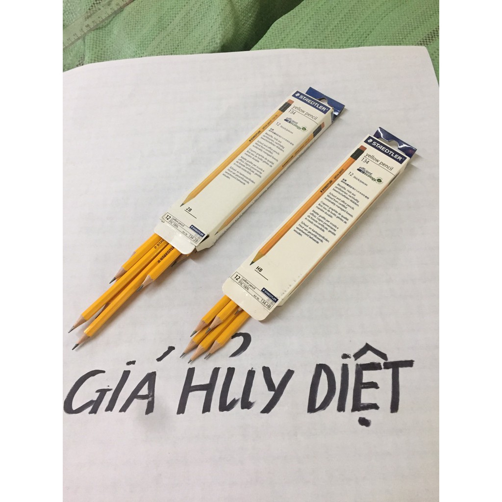 Bút Chì Staedtler Đức 2B,HB-combo 6 hộp (72 chiếc)