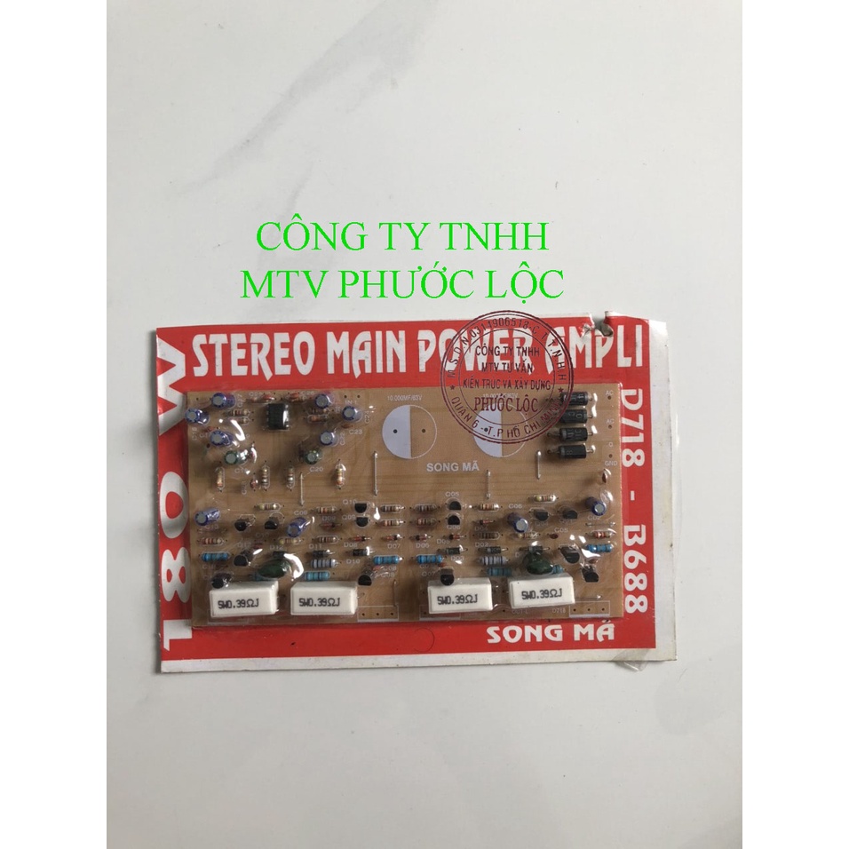 MẠCH AMPLY CÔNG SUẤT 4 SÒ 180W- 2 KÊNH