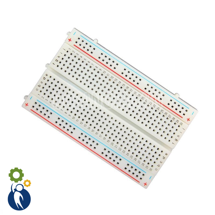 Bảng mạch breadboard 400 lỗ 8.5x5.5cm
