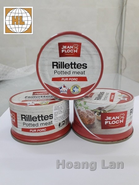 Pate thịt sợi Rilletes Jean Floch 125g - Pháp