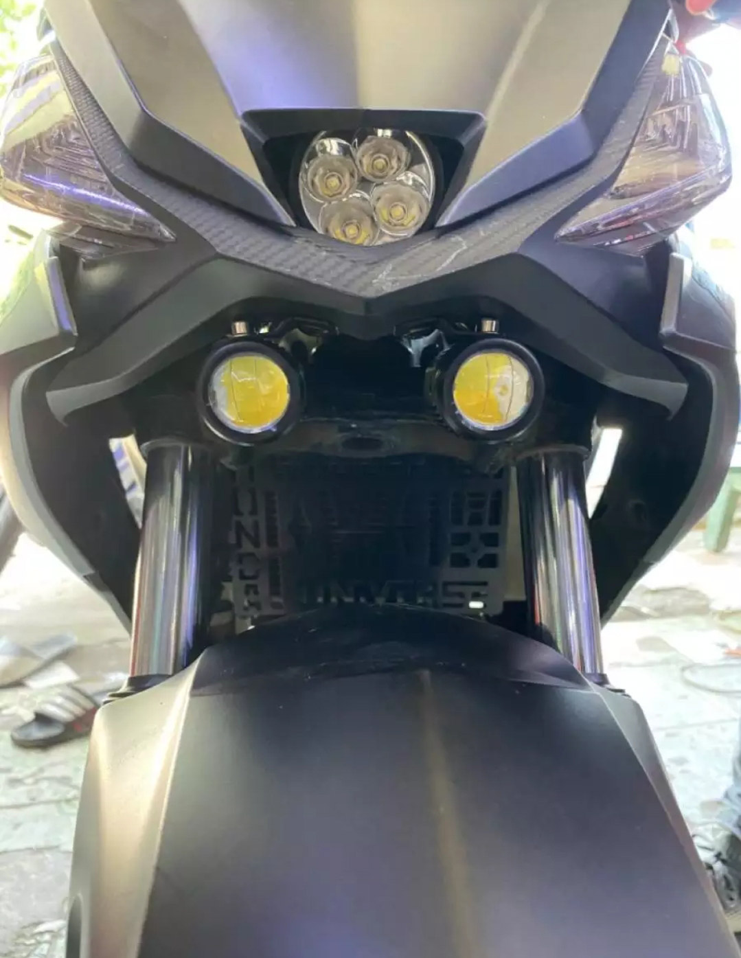 [1 bóng] Đèn trợ sáng mini cos vàng pha trắng MINI DRIVING LIGHT