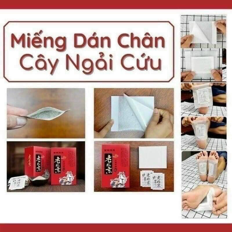 Hộp 50 miếng dán chân Bắc kinh