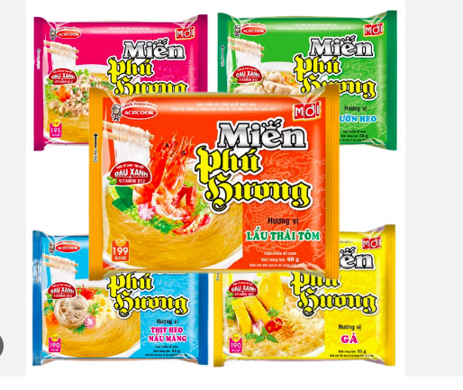 ( thùng 24 gói) Miến Phú Hương Thịt Bằm 55gr