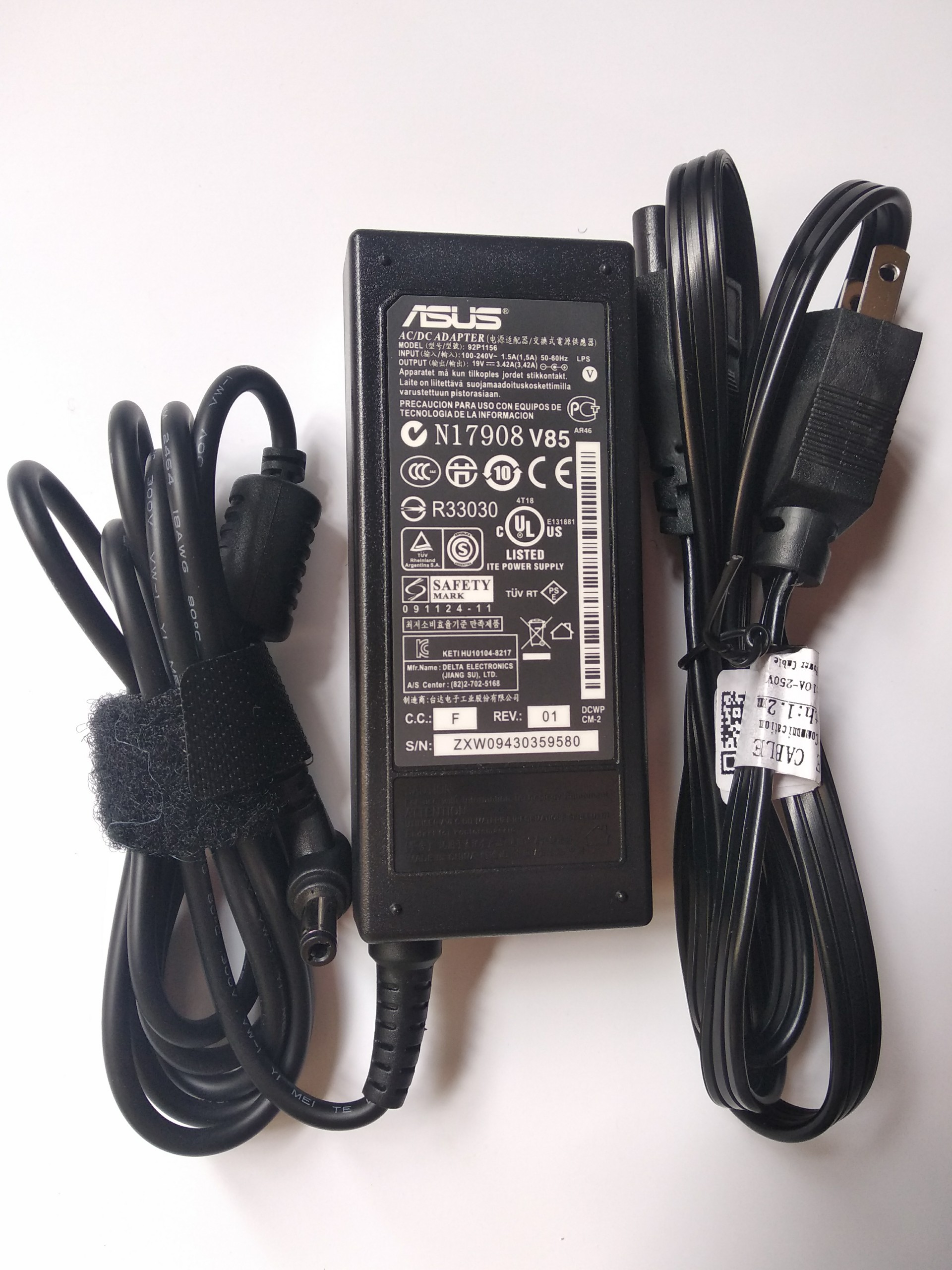 [Sạc ZIN ] Sạc Laptop Asus K43E 19v -3.42a