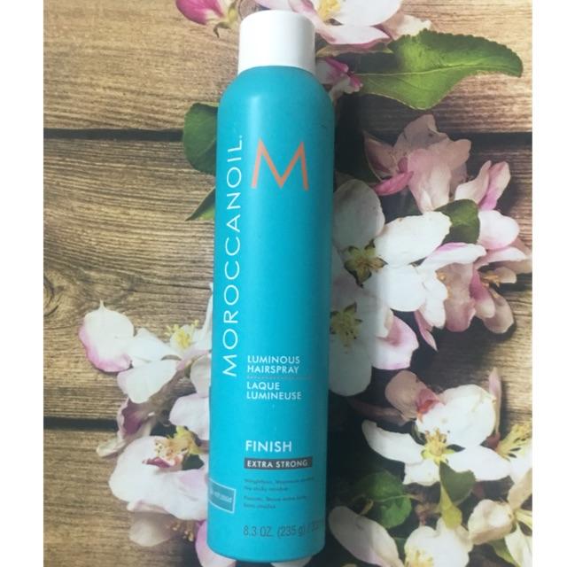 [HCM]Gôm giữ nếp linh hoạt Moroccanoil Luminous Extra Strong Hairspray 330ml