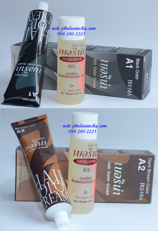 [HCM]Thuốc nhuộm tóc Berina Thái Lan A1 A2 nhập khẩu