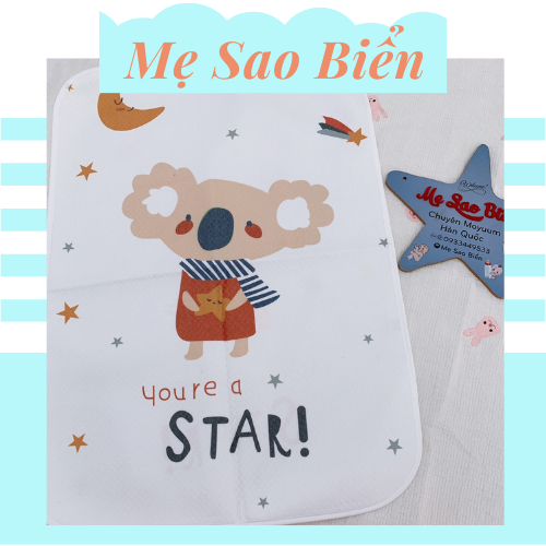Tấm lót chống thấm Baby Bee cho bé