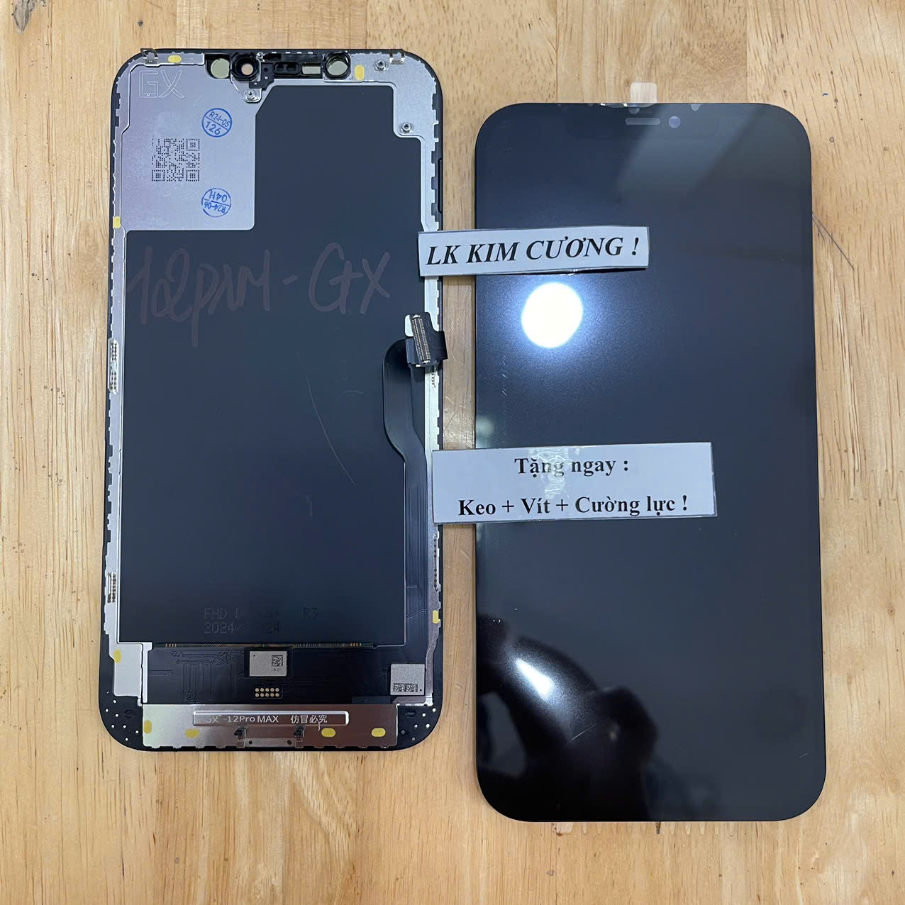 Màn hình tương thích ip 12 pro max mã GX