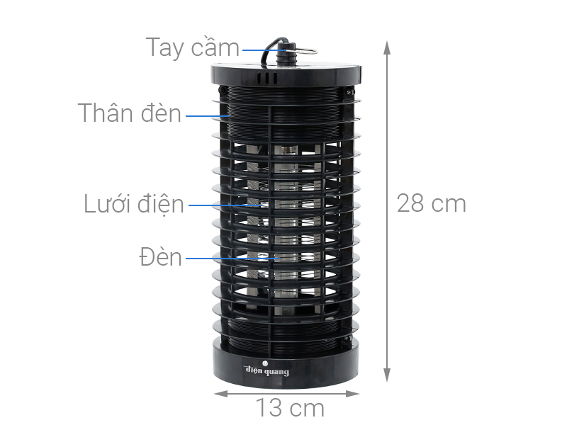 Đèn bắt côn trùng, bắt muỗi tiện dụng