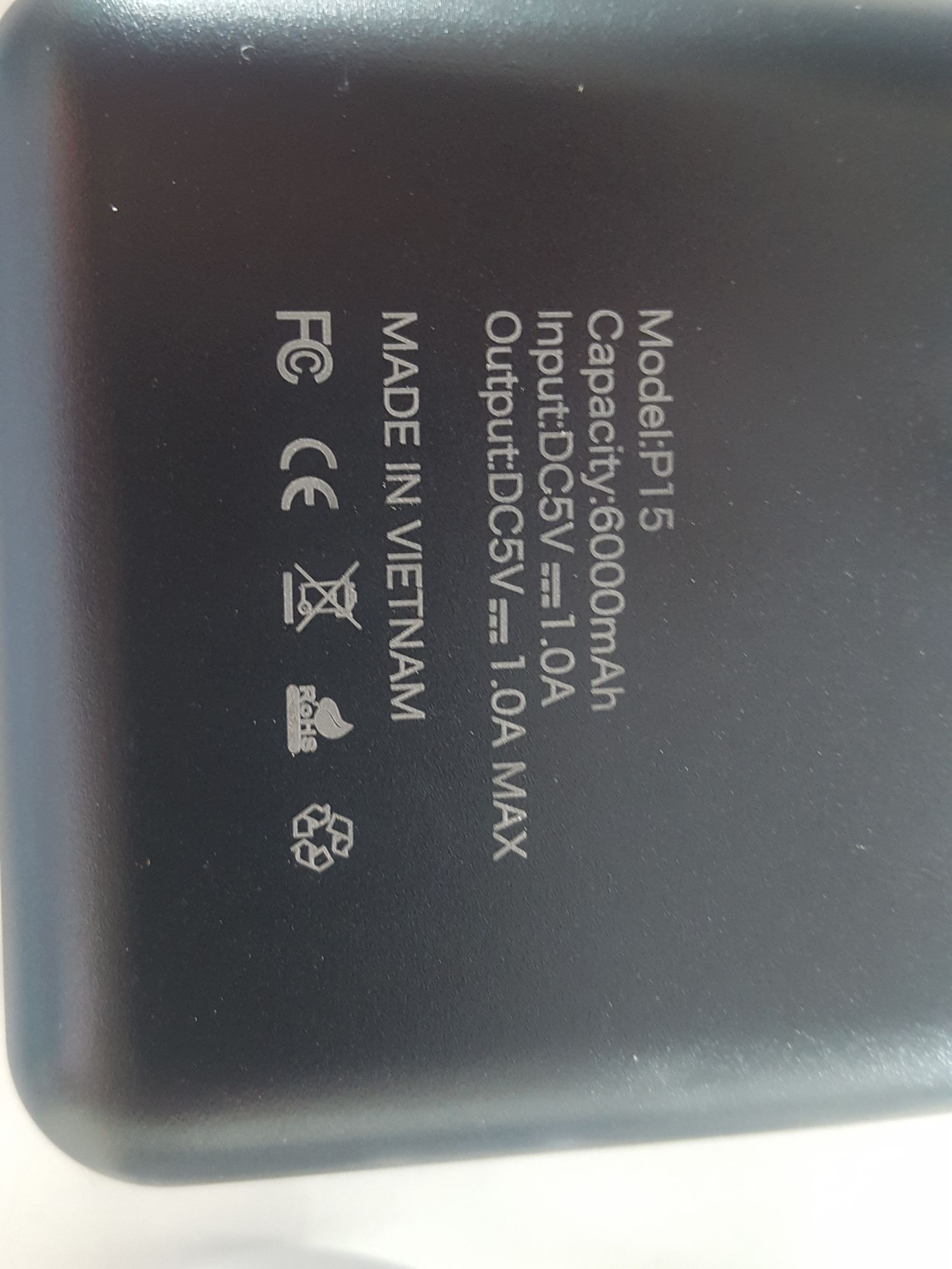 sac dự phòng 6000 mAh