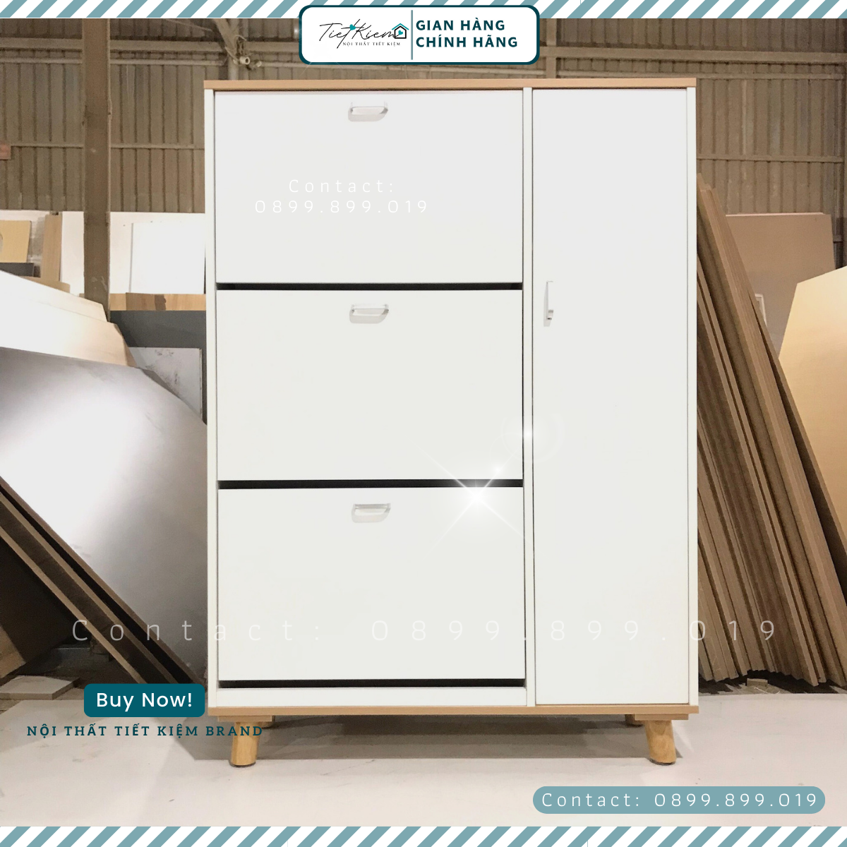 Tủ giày thông minh gỗ KG799