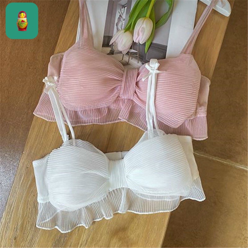Áo 2 dây bra nơ ngực 2 lớp cực xinh