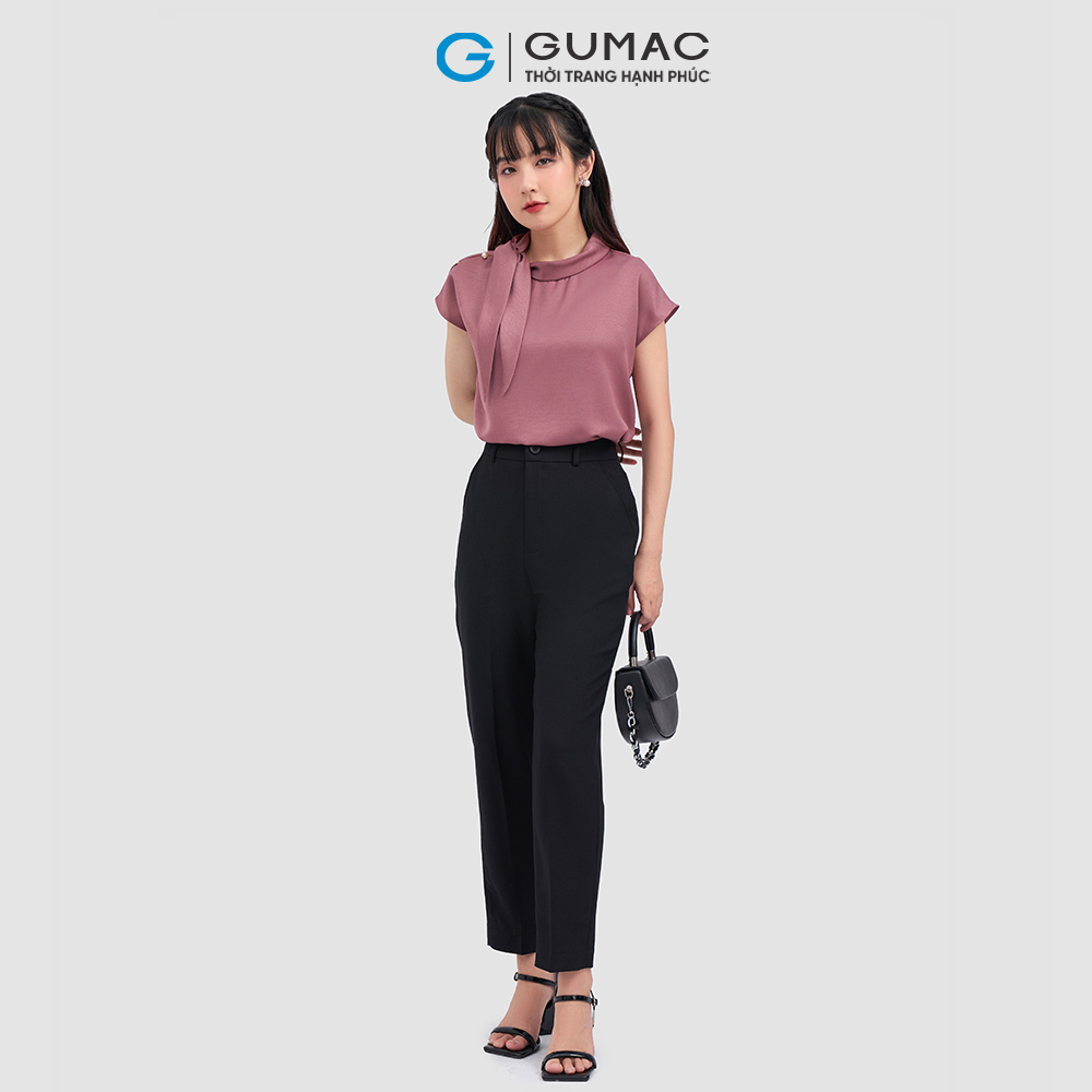 [20H 6.7 - 9.7 |Voucher 8-12%] Áo kiểu thắt nơ thời trang GUMAC LAE0309
