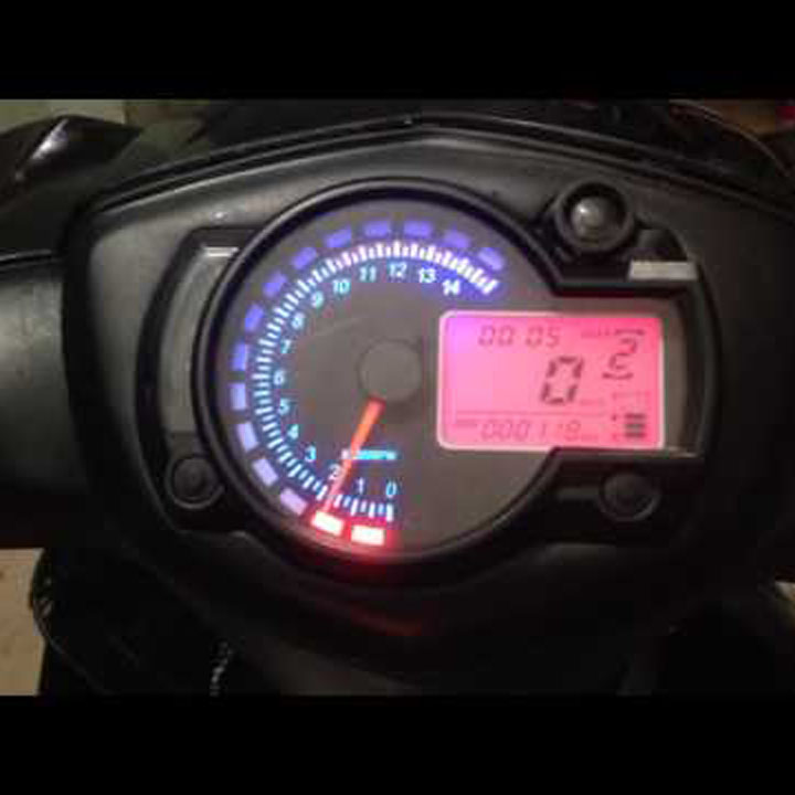 Đồng hồ điện tử Koso RX2N gắn cho các loại xe máy cực chất