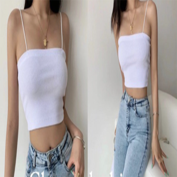 Áo 2 dây chất thun gân co giãn