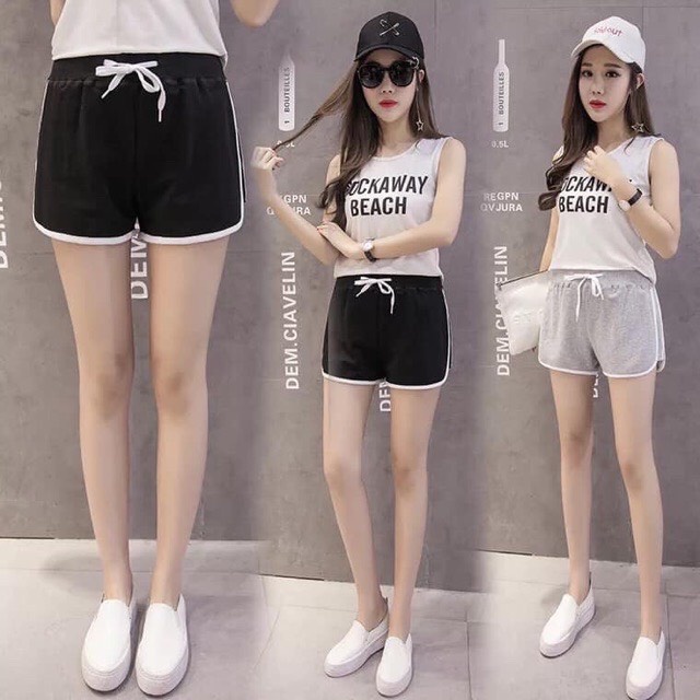 QUẦN SHORT THUN COTTON THOI TRANG
