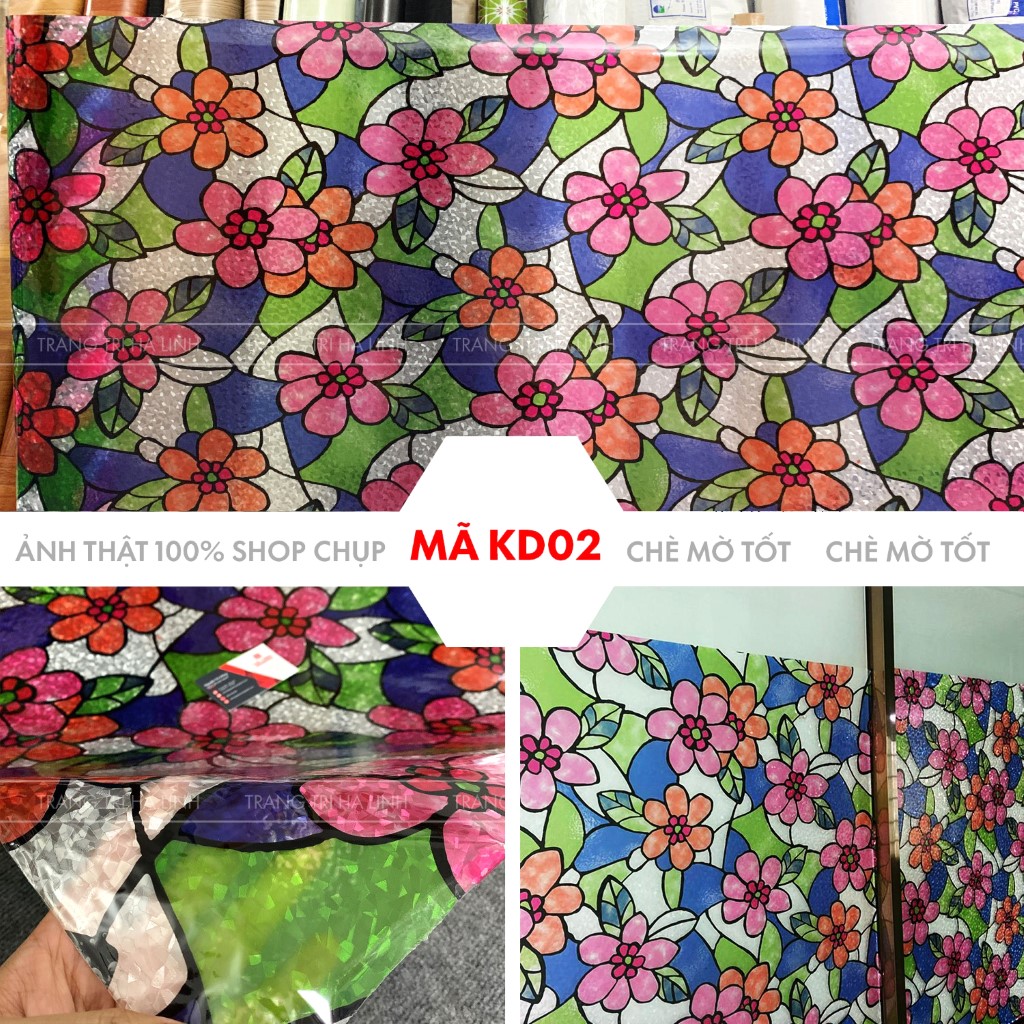 Paper Glass stickers thickening type high-grade-decals stickers glass decoration pattern buffet format 90cm x 50cm