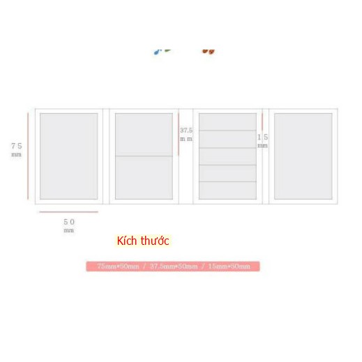 Quyển note gập được bao gồm note to do list, bookmark, checklist dễ thương