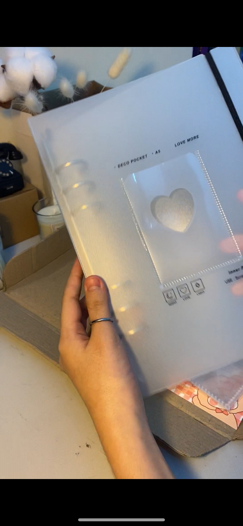 Binder đựng Card A5 - Bìa cứng CHK