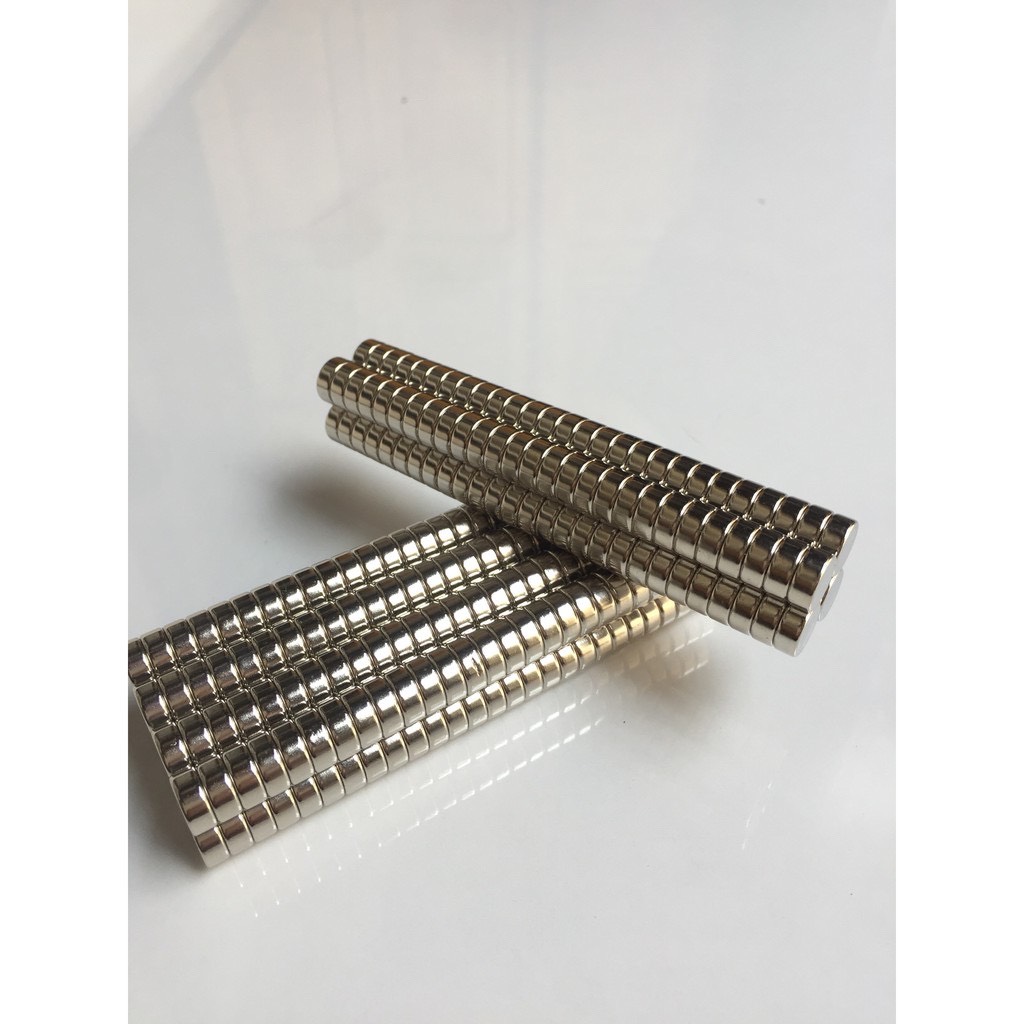 Nam châm 10x3mm set 10v nam châm đất hiếm siêu mạnh.