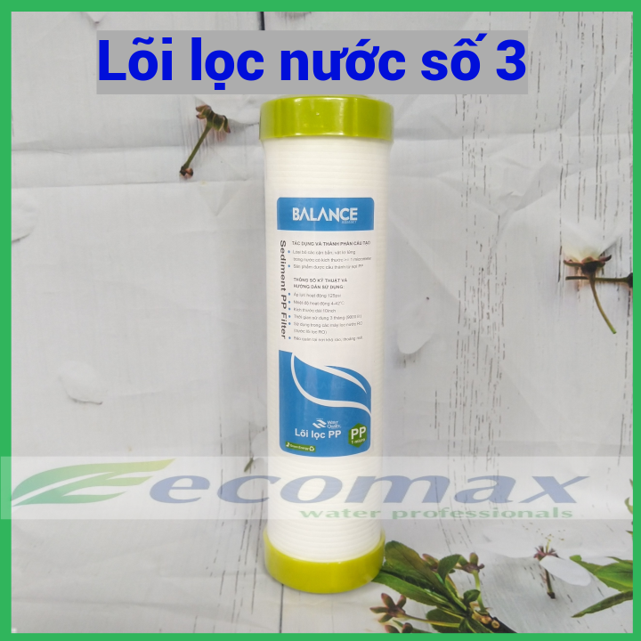Lõi lọc nước số 3 sợi bông , lõi lọc nước số 3 1 micromet