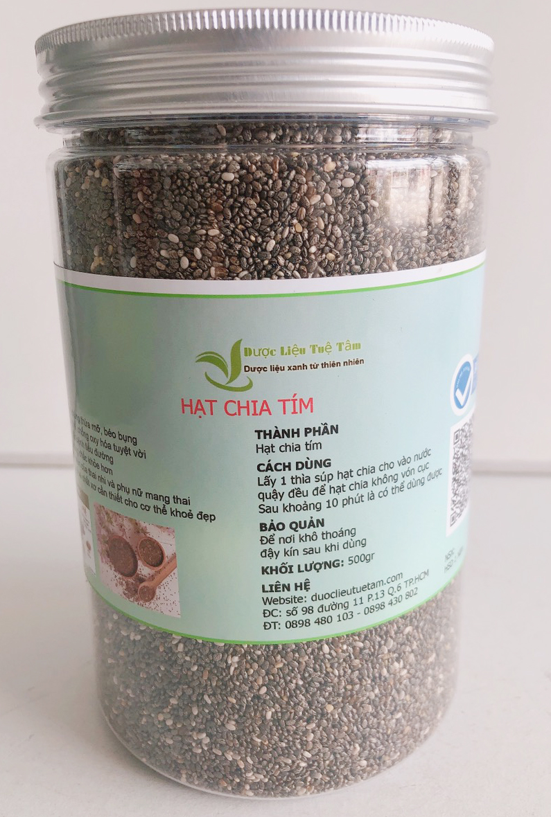 [HCM]Hạt chia tím (hủ 200gr)