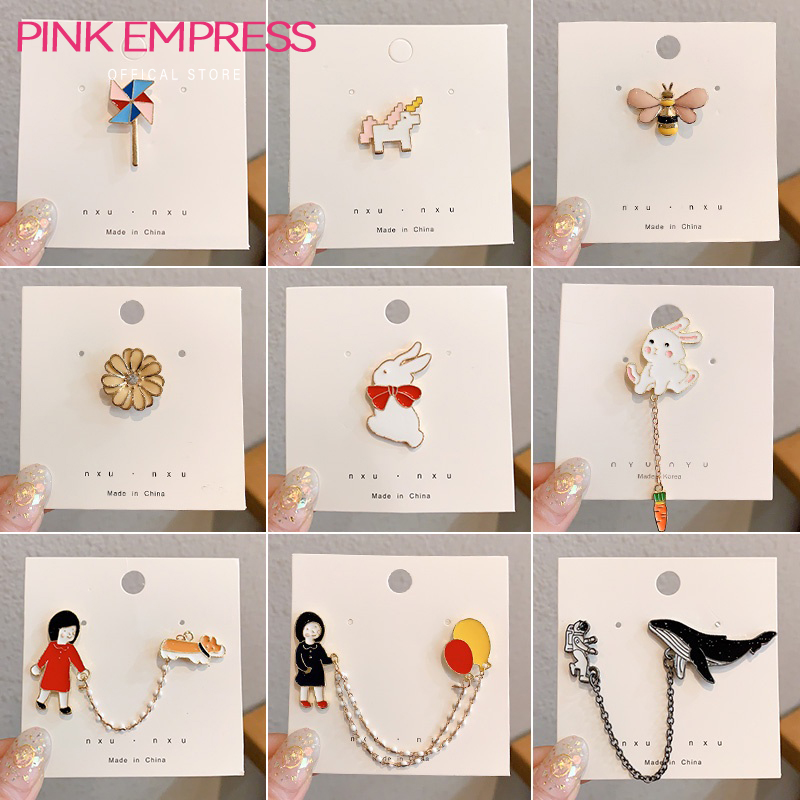 Korean Fashion Brooch Cute Cartoon Pattern