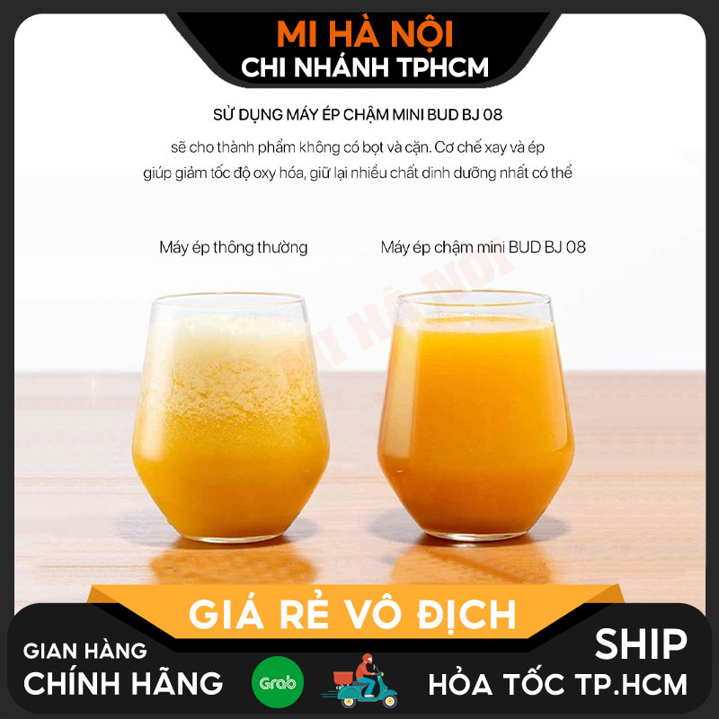 Máy ép chậm trái cây,rau củ Bud BJ32 /BJ36 /mini BJ08
