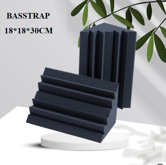 2 TẤM MÚT TIÊU ÂM GÓC BASSTRAP STUDIOFOAM METRO-3.KÍCH THƯỚC 1 TẤM 30*30*50CM