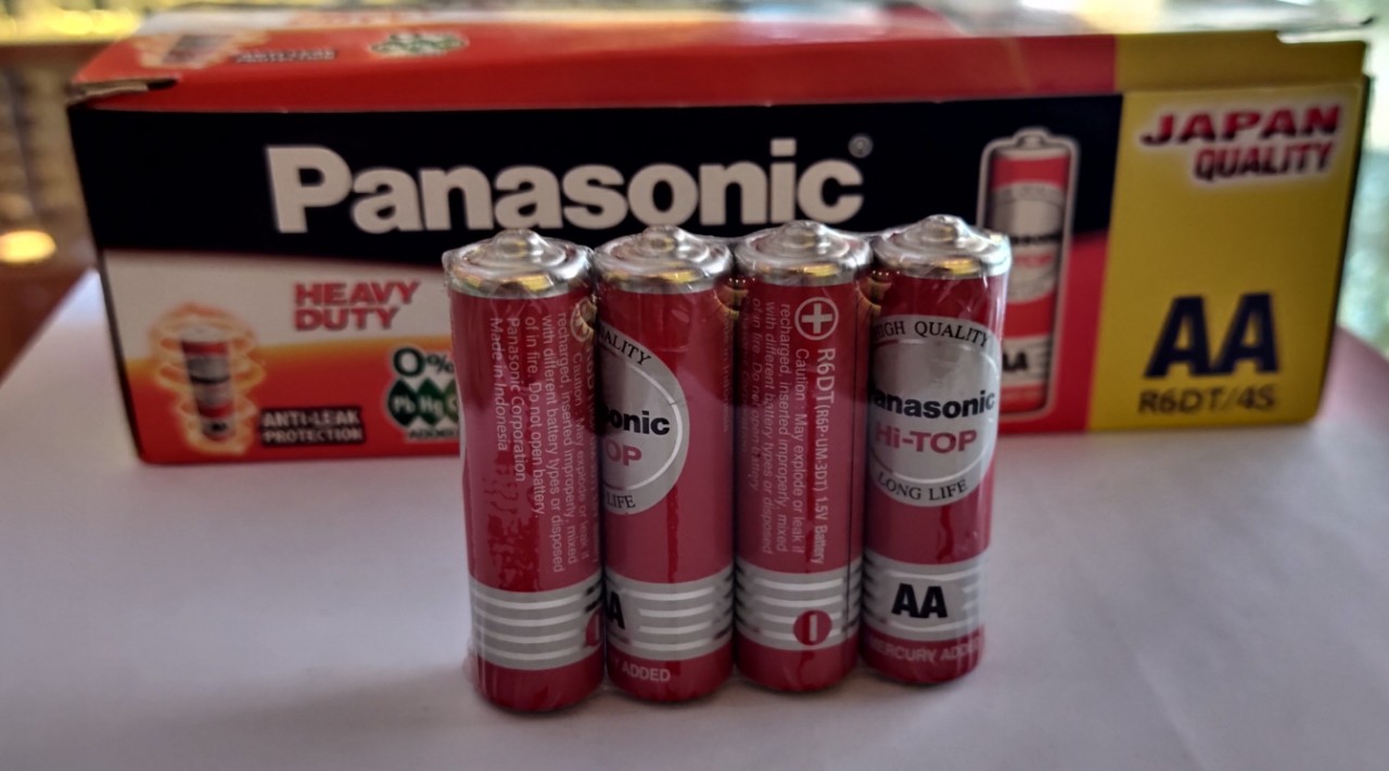 pin tiểu PANASONIC  AA [ VỈ 4 VIÊN]