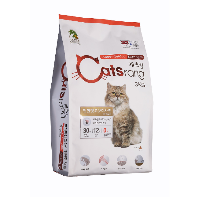 Catsrang 3Kg - Thức ăn hạt cho mèo mọi lứa tuổi