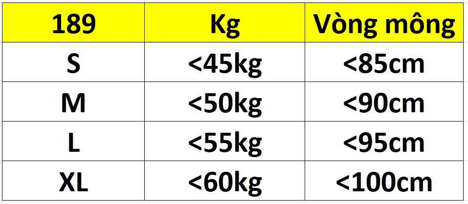 QUẦN ĐỘN MÔNG GEN BỤNG 189