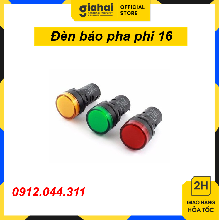 Đèn báo pha phi 16 tbd187