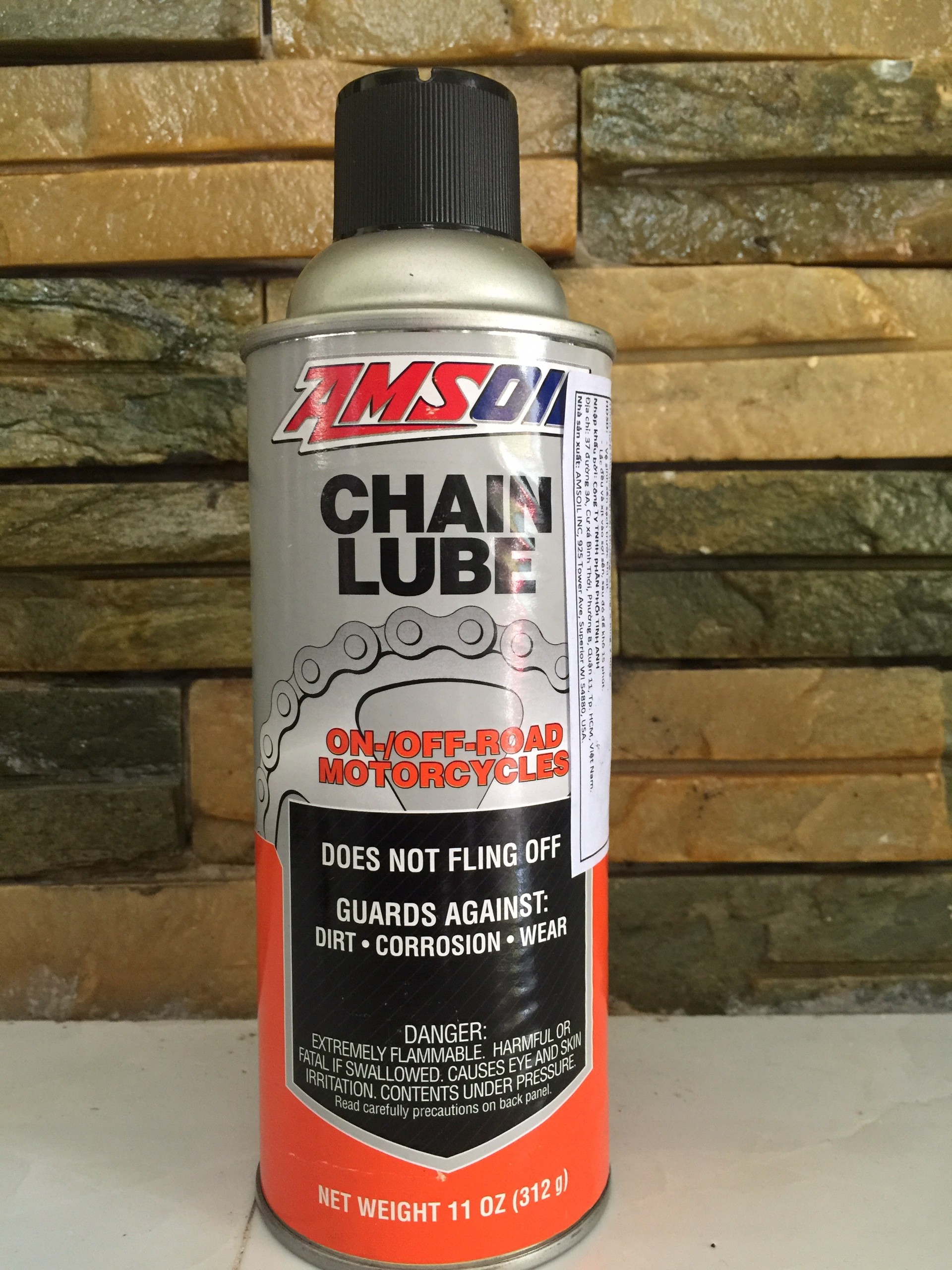 Xịt dưỡng sên Amsoil Chain lube 312gr chính hãng