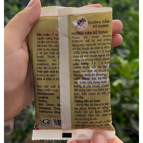Thuốc diệt chuột Broma 0,005 AB - Thuốc diệt chuột