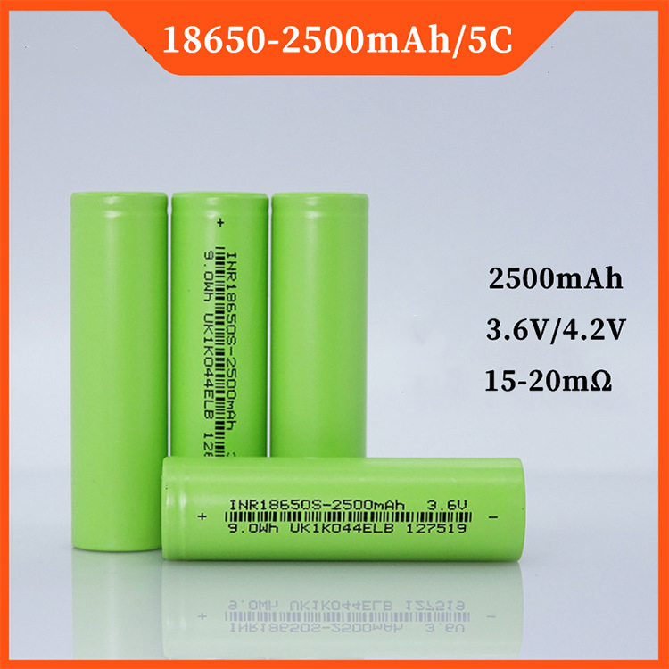 PIN CELL 18650 Lishen 2500mAh - 5C (Dòng xả 13A) mới 100%