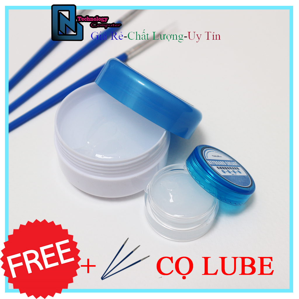 Mỡ Lube Keyboard Stab Thanh Cân Bằng Switch Cơ Có Tặng Kèm Cọ