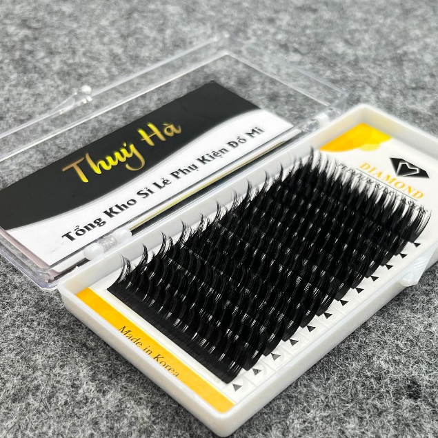 Mi Hoa Hồng Đen, mi hoa Sơn Trà (Dày 0,07mm)_keo nối mi_dụng cụ nối mi_THÚY HÀ