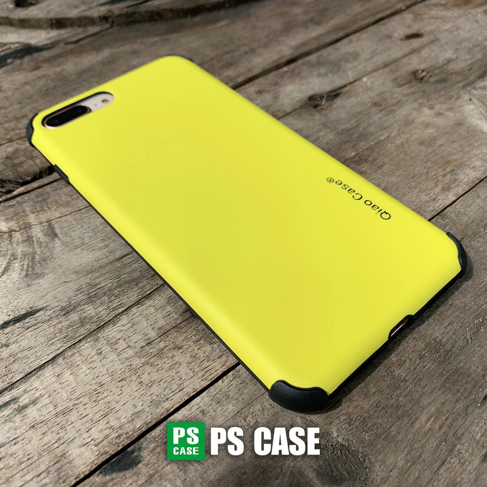 Ốp lưng chống sốc màu vàng cao cấp giành cho iPhone 7 Plus / iPhone 8 Plus  - PS Case phân phối
