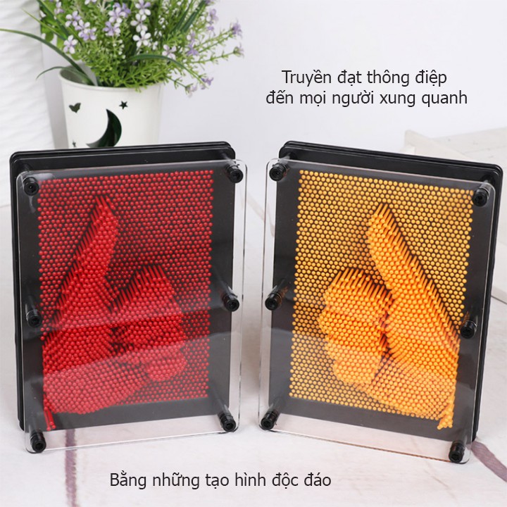 Bảng đinh 3d nghệ thuật Pinart 20x15x5.5cm, giúp bé thỏa sức sáng tạo