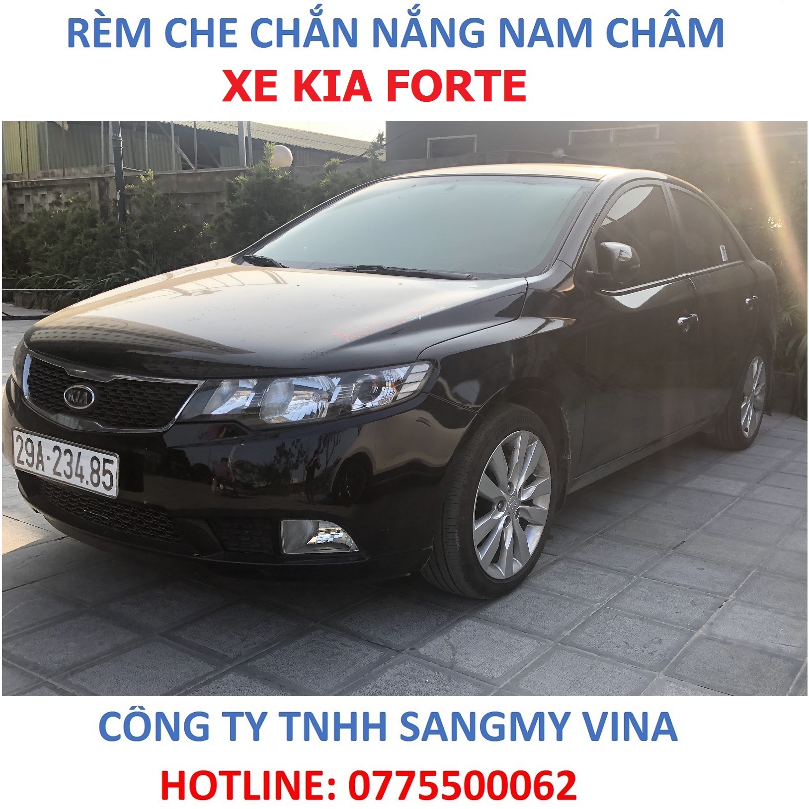RÈM CHE CHẮN NẮNG NAM CHÂM XE KIA FORTE