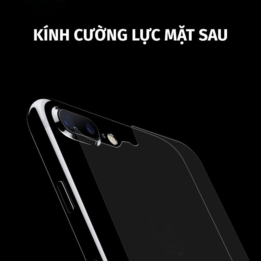 Cường lực mặt sau kính trong suốt dành cho iPhone 6,6s,7,7p,8,8p,X, Xs Max,11,11Pro,11ProMax,12,12Pro,12ProMax.